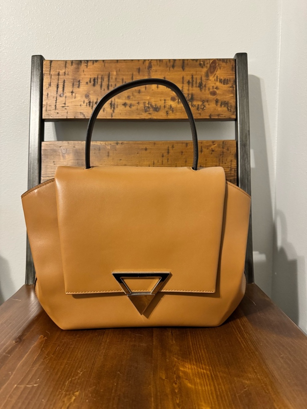 Genuine Leather Tan Women's Tote Bag
